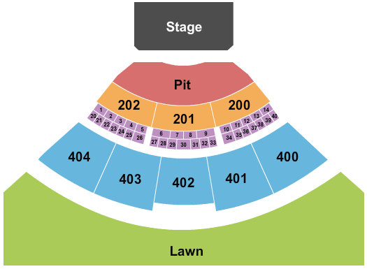 TCU Amphitheater At White River State Park seating chart event tickets center