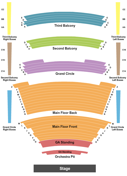 TCU Place Endstage - GA Pit GA Front Flr Seating Chart