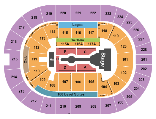 TD Coliseum Cardi B Seating Chart