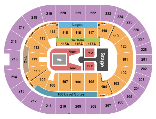 TD Coliseum Juno Awards Seating Chart