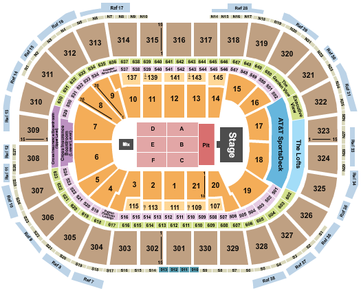 TD Garden Alan Jackson Seating Chart