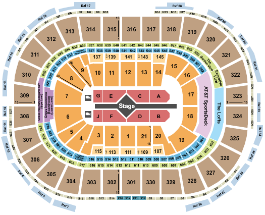 TD Garden Alicia Keys Seating Chart