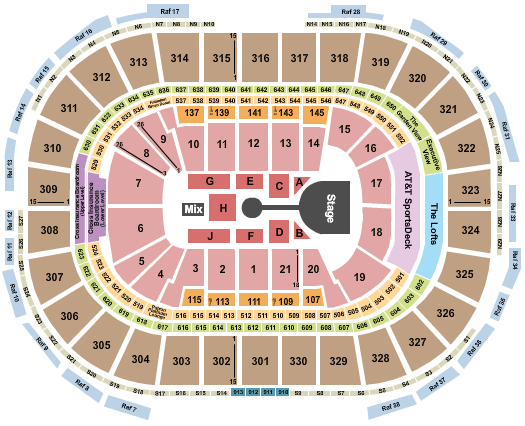 TD Garden Casting Crowns Seating Chart