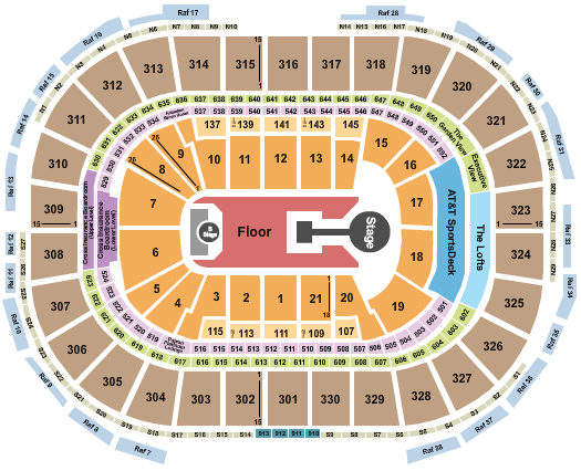 TD Garden Childish Gambino Seating Chart