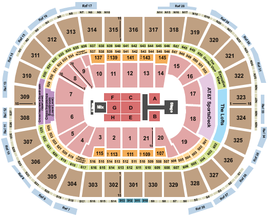 TD Garden Dude Perfect Seating Chart