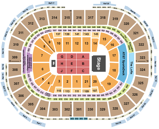 TD Garden Endstage 6 Seating Chart