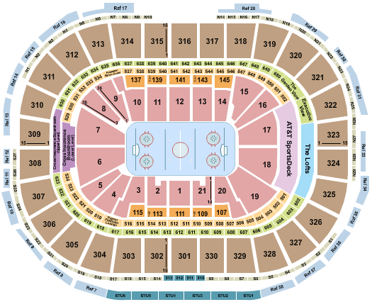 TD Garden Hockey Seating Chart
