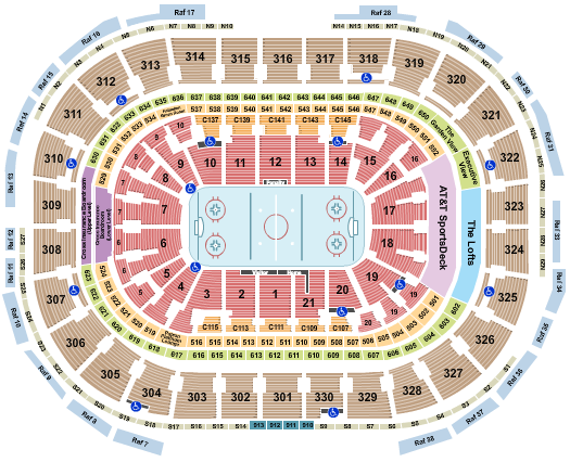 Boston Bruins TD Garden Seating Chart Boston