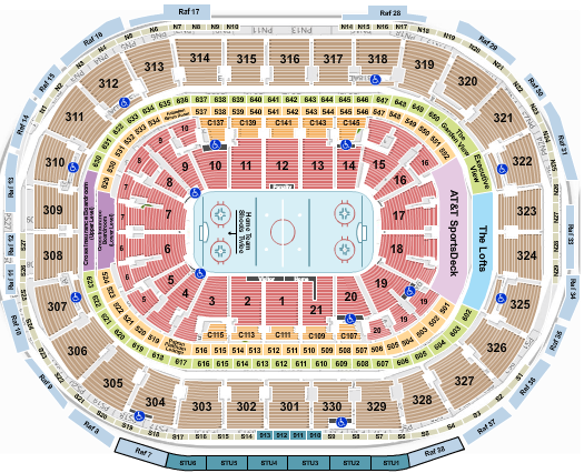 TD Garden Hockey Row Seating Chart