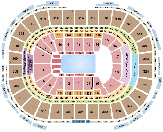 TD Garden Ice Show seating chart - eventticketscenter.com
