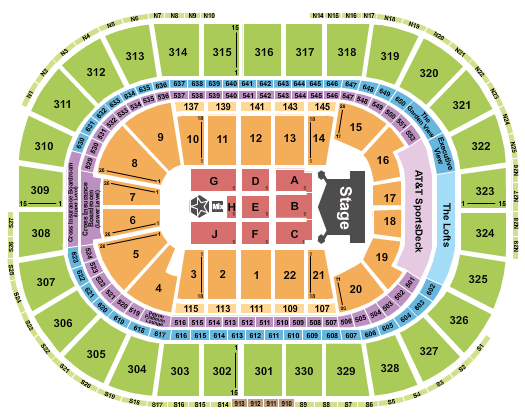 TD Garden Kiss Seating Chart