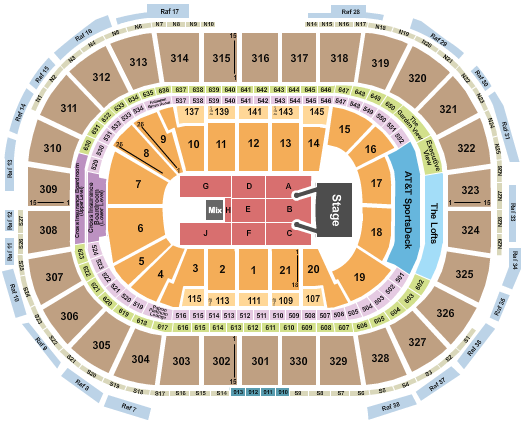 Rogers Arena Little Big Town Seating Chart