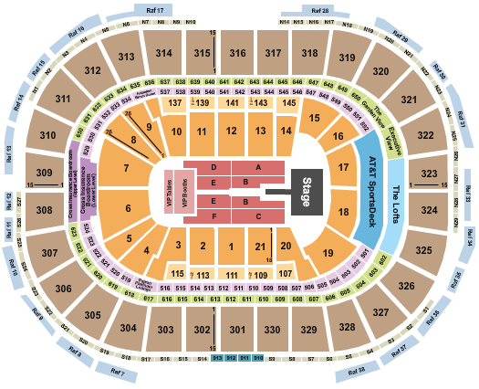 TD Garden Mary J. Blige Seating Chart