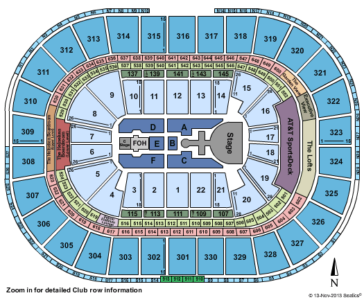 TD Garden Miley Cyrus Seating Chart