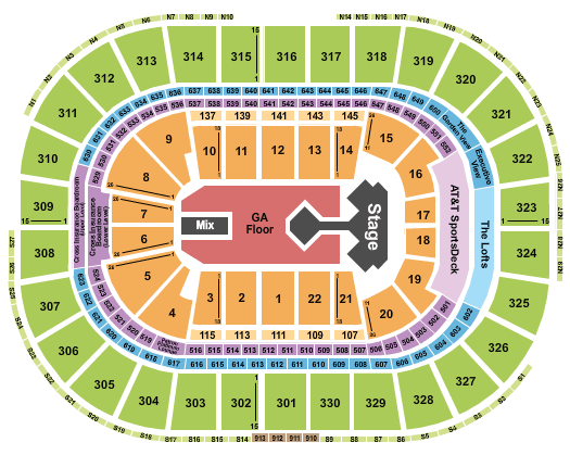 TD Garden Muse Seating Chart