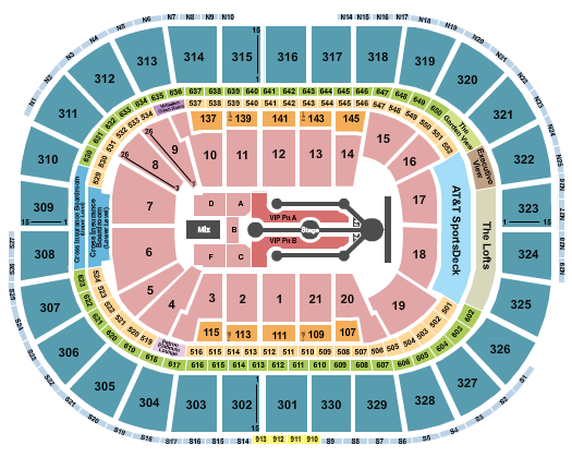 TD Garden Post Malone-2 Seating Chart