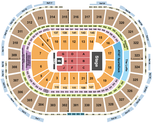 TD Garden Ricardo Arjona Seating Chart