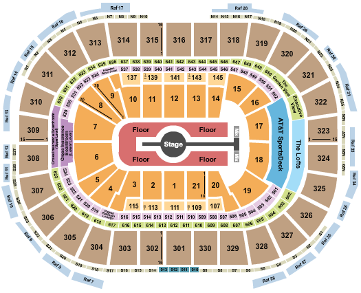 TD Garden Rod Wave 2024 Seating Chart