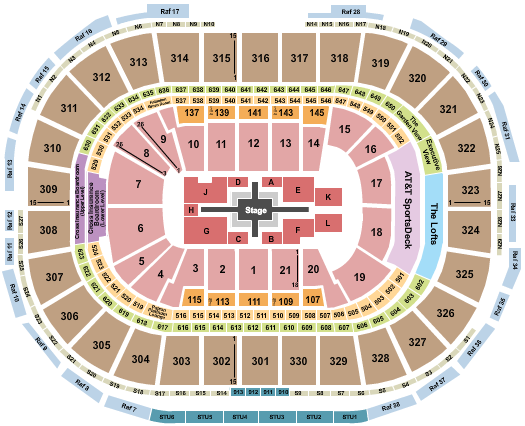 TD Garden Roger Waters 2 Seating Chart