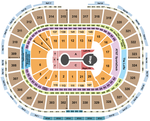TD Garden Shawn Mendes 2 Seating Chart