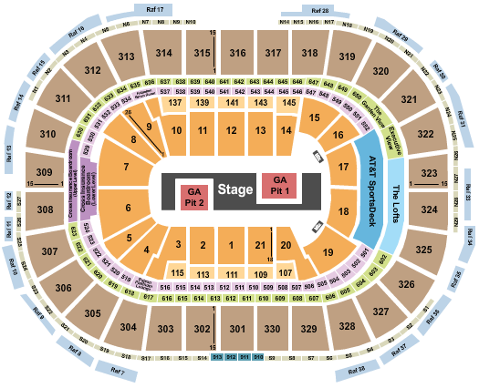 TWICE TD Garden Seating Chart