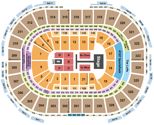 TD Garden Tate McRae Seating Chart