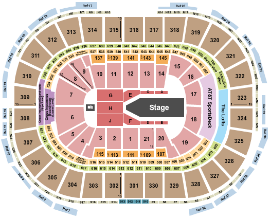 TD Garden The Weeknd Seating Chart