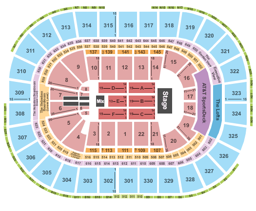 TD Garden The Who Seating Chart