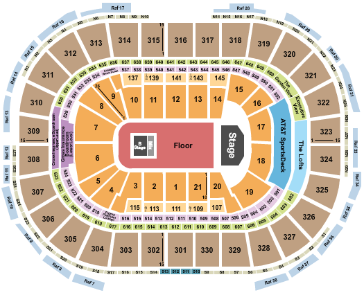 TD Garden Tyler The Creator Seating Chart