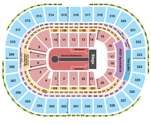 TD Garden U2 Seating Chart