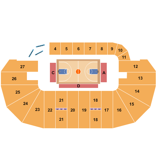 TD Place Arena Basketball Seating Chart
