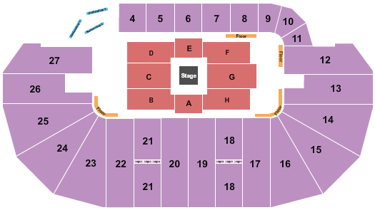 TD Place Arena Seating Chart