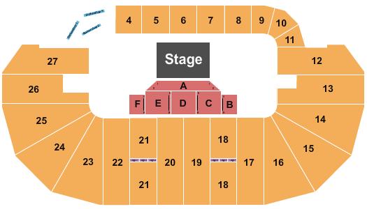 TD Place Arena Half House Seating Chart