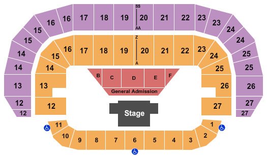 TD Place Arena Paul Brandt Seating Chart