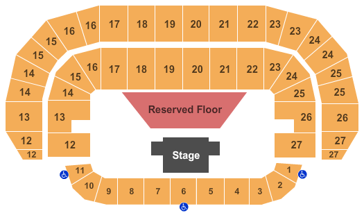 TD Place Arena Full Arena Seating Chart