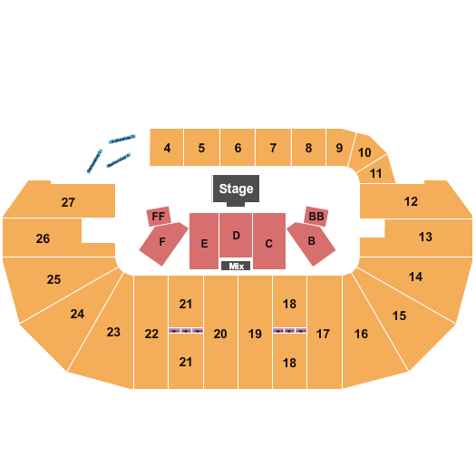 TD Place Arena Russell Peters Seating Chart