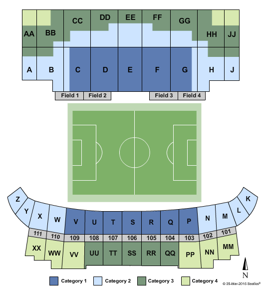 TD Place Stadium FIFA Women's World Cup Seating Chart