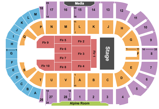 TD Station Seating Chart