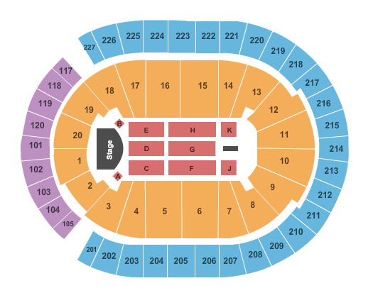 T-Mobile Arena Billy Joel Seating Chart