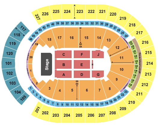 T-Mobile Arena Bon Jovi Seating Chart