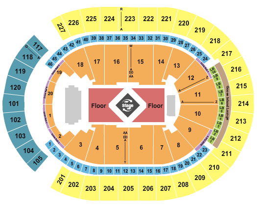 T-Mobile Arena Drake 2 Seating Chart