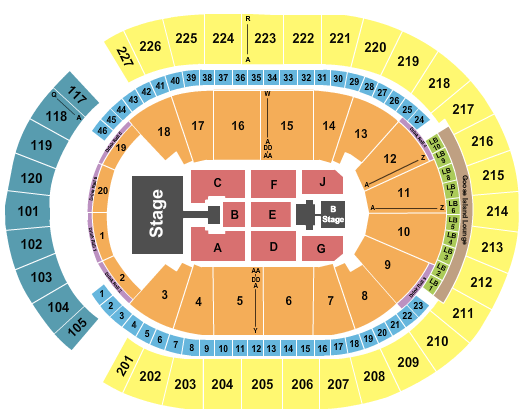T-Mobile Arena Enrique Iglesias Seating Chart