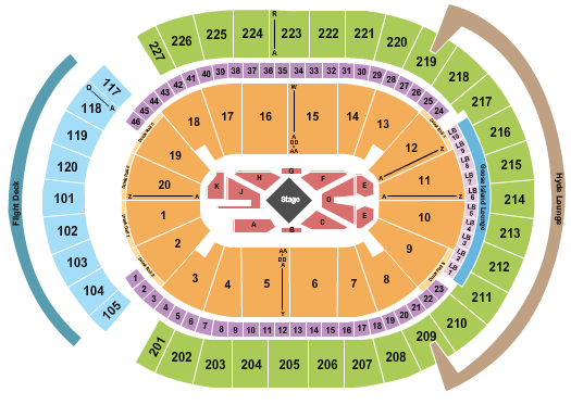 seating chart for T-Mobile Arena George strait - eventticketscenter.com