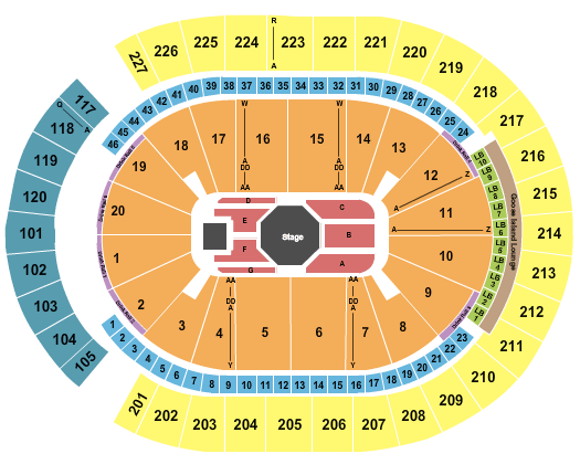 T-Mobile Arena Jay Z Seating Chart