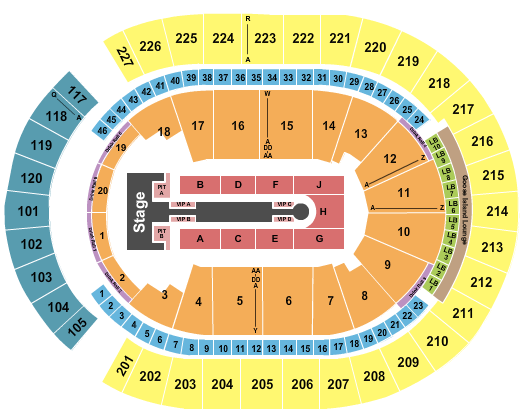T-Mobile Arena Jennifer Lopez 2024 Seating Chart