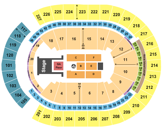 T-Mobile Arena Lil Baby Seating Chart