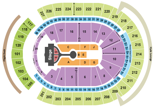 T-Mobile Arena Michael Buble1 Seating Chart