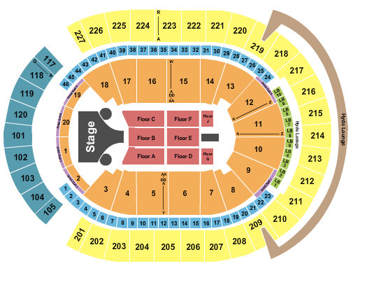 T-Mobile Arena Missy Elliott Seating Chart