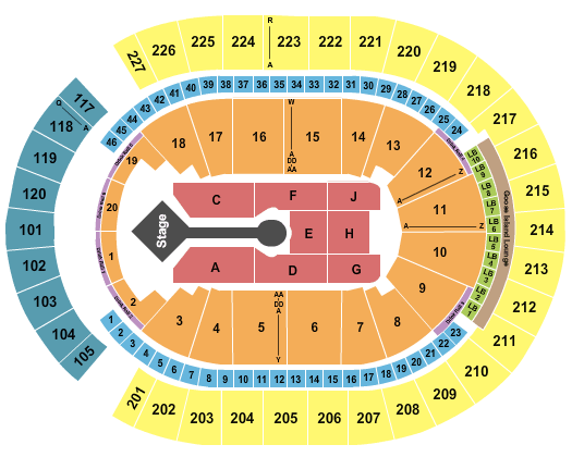 T-Mobile Arena Ozuna Seating Chart