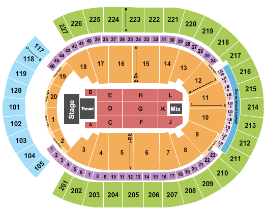 T-Mobile Arena Panic at the Disco Seating Chart